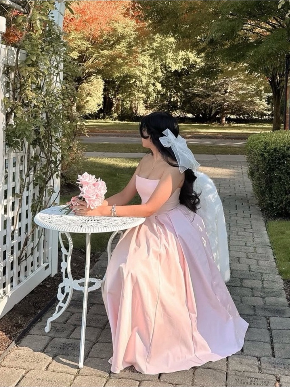 House of CB Contessa Parisian Pink Strapless Corset Midi Dress NWOT size S $299 - Picture 10 of 10